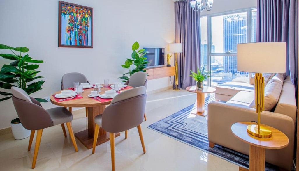 Royal Regency serviced apartment dining furniture