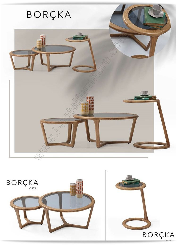 Borcka Solid Wood Center Table