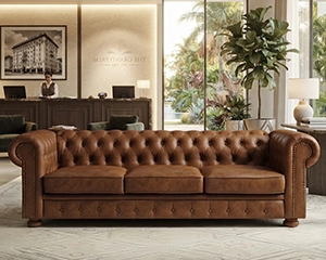 Custom hotel lobby sofas manufacturer