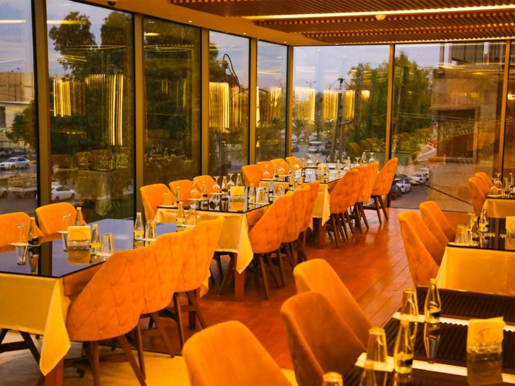 Hotel restaurant project with custom dining tables and chairs by I-HOTEL Furniture