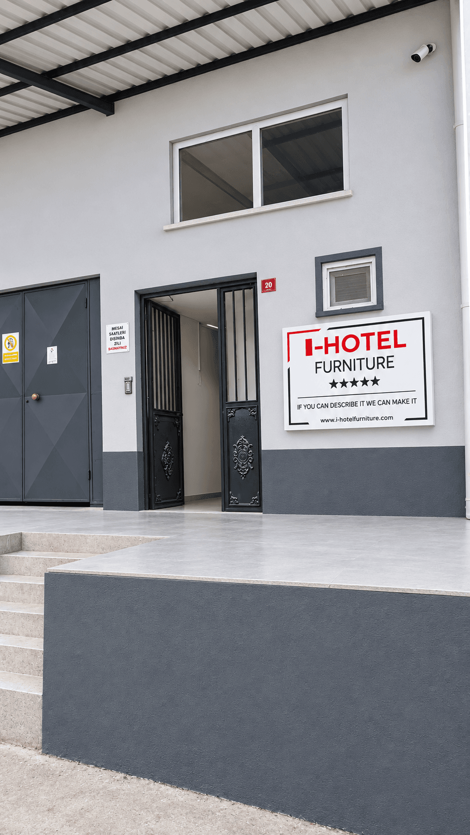 Sofa and upholstered seating production area at I-HOTEL Furniture in Inegol Bursa