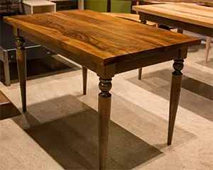 Walnut furniture material and natural wood finish