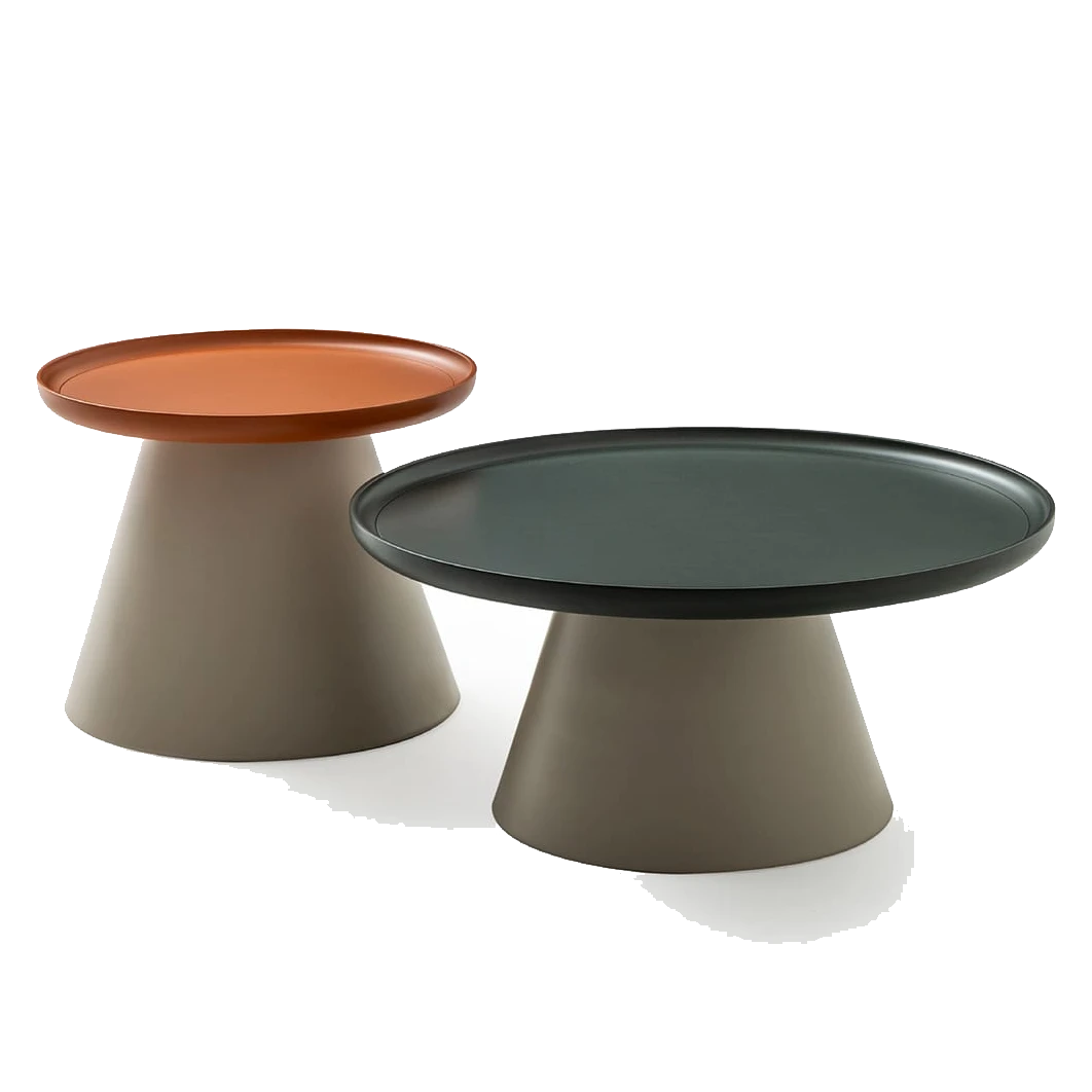 I-HOTEL Furniture custom hotel coffee tables and side tables with colored lacquer-painted finishes