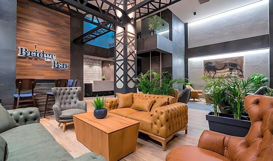 Bridge Hotel Tbilisi bar and lobby furniture