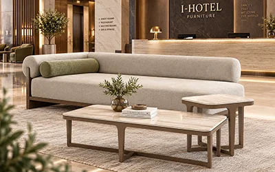 Hotel lobby and lounge furniture for hospitality projects