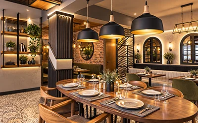 Hotel restaurant furniture for hospitality dining areas