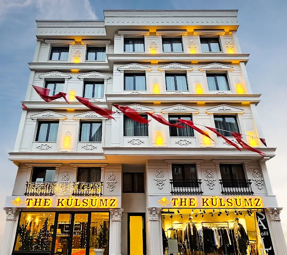 The Külsümz Hotel exterior in Beyoğlu Istanbul