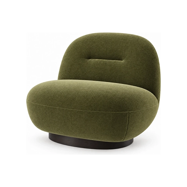 Upholstered lounge chair reference for coordinated hotel seating schemes