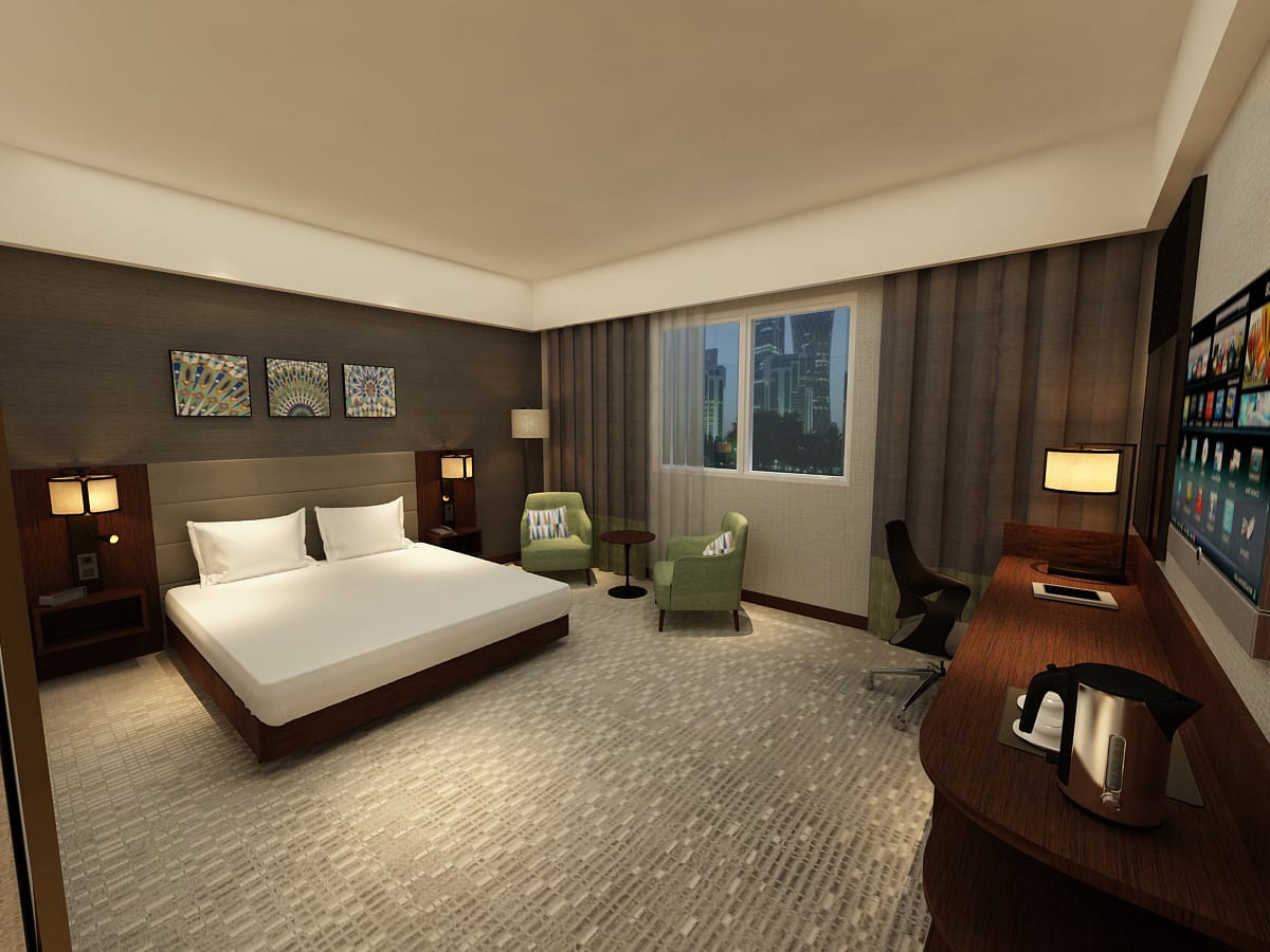 Grand Lux Hotel Doha custom bedroom furniture concept