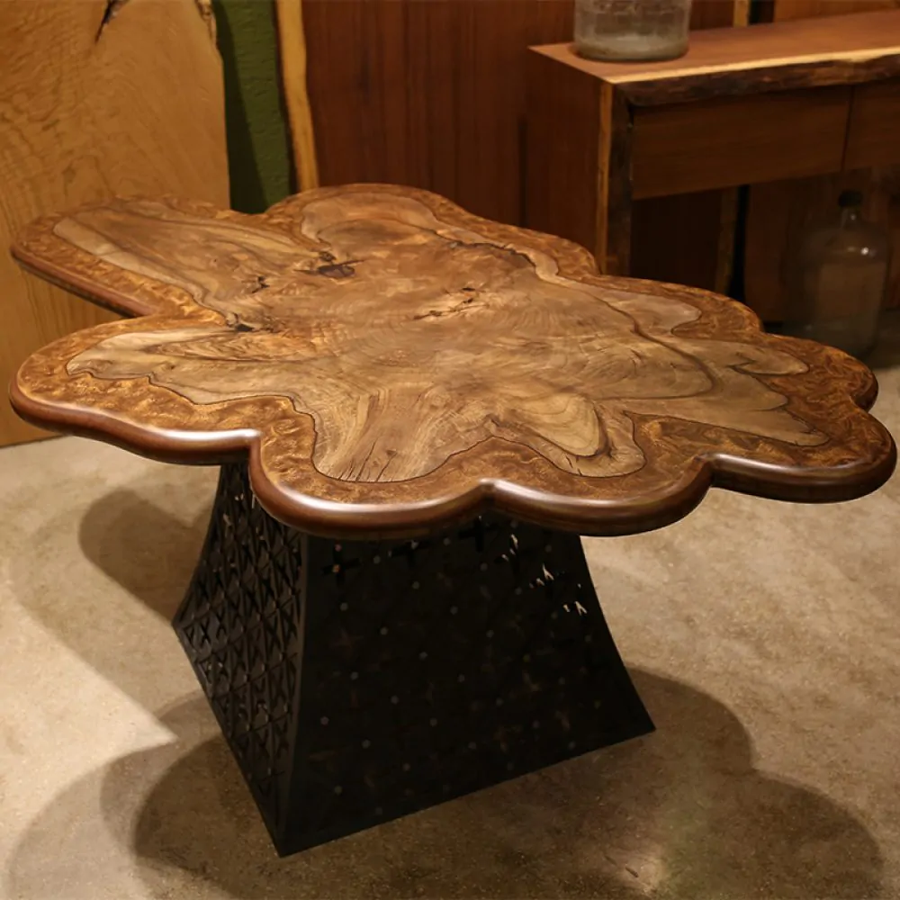 Walnut Root Table