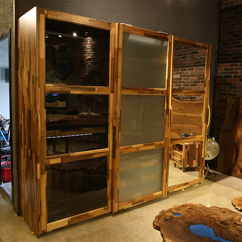 Solid Wood Walnut Wardrobe